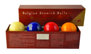 Billiard balls CAROM Super Aramith Tournament , 61,5 mm, 4 balls in set