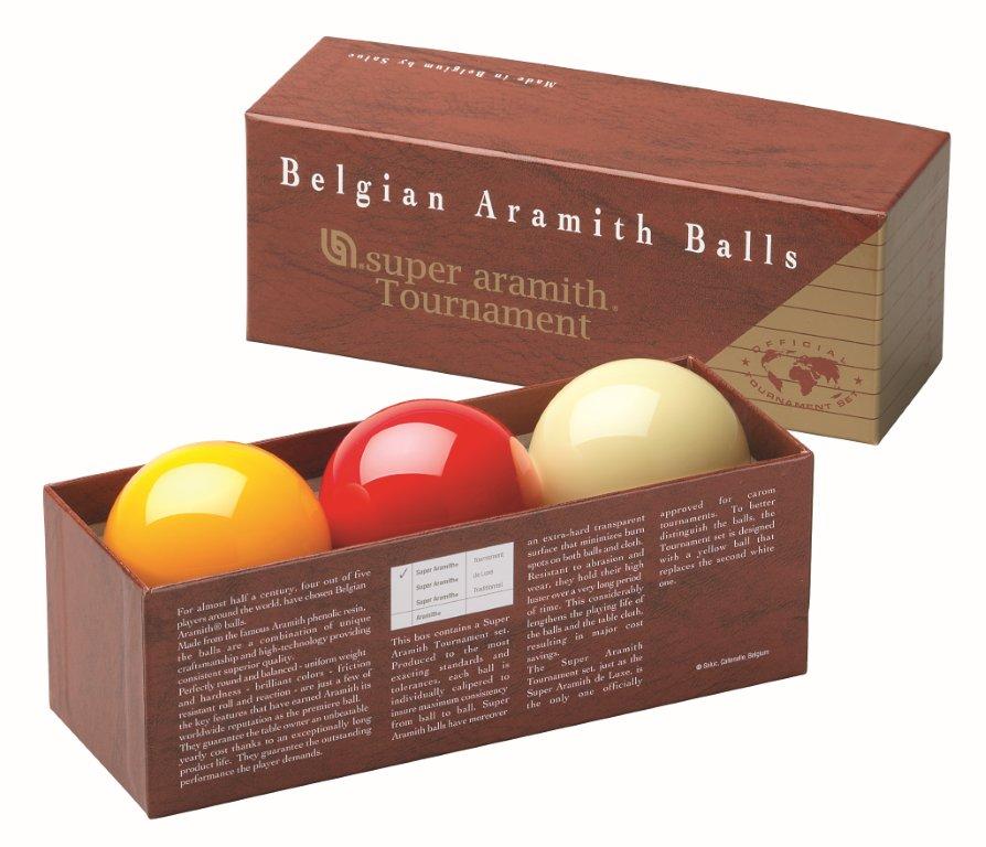 Belgian Aramith Carom Balls 61,5mm super Tournament H434-6133-1-R71 
