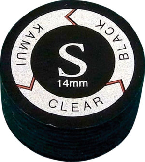 Kamui Clear Black vrstvená nalepovací kůže na tágo Soft 13mm
