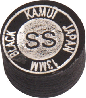 Kamui Black vrstvená nalepovací kůže na tágo Super Soft 13mm