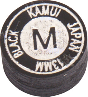 Kamui Black vrstvená nalepovací kůže na tágo Medium 13mm