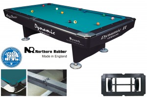Kulečník pool billiard DYNAMIC II 9ft, černá lesk