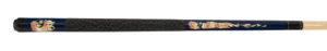 Kulečníkové tágo dětské Classic Flames CF-01, 123 cm modré  5/16x18 -pool - dvoudílné