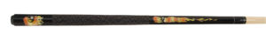 Kulečníkové tágo dětské Classic Flames CF-02, 123 cm černé  5/16x18 -pool - dvoudílné