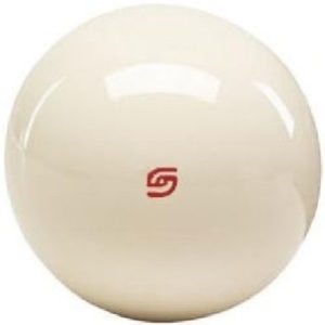 Koule náhradní Super Aramith Pro 57,2 mm bílá + červené logo - blister
