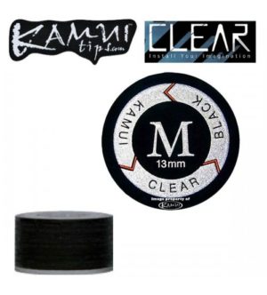Kamui Clear Black Medium 13 mm vrstvená nalepovací kůže na tágo
