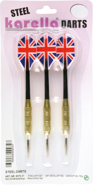 Šipky Karella Steel England 18 gr - sada 3 šipek