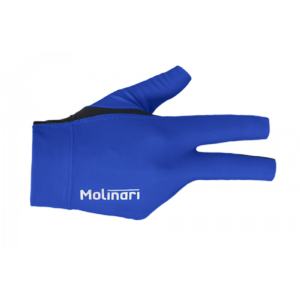 Billiard glove Molinari Royal Blue – universal size – right handed