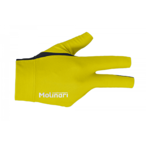Rukavička Molinari Yellow - velikost univerzální- kulečníková rukavice na pravou ruku