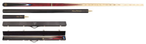 Biliardové tágo snooker set Buffalo De Luxe 3/4 M v kufríku + 2 x extender