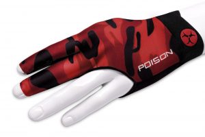 Rukavička Poison Camo - 3 prstá- velikost L/XL -kulečníková rukavice