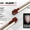 Billiard Cue, Pool, Cuetec Avid Surge Break, gold, 3/8x14 - Image 3