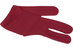 Rukavice Dynamic Deluxe, 3-prsté, vínová/červená, Lycra