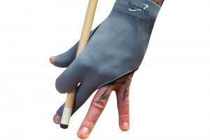 Kulečníková rukavice, Half Finger, Dynamic Premium, 3-Finger, Black/Grey, L&XL