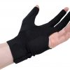 Kulečníková rukavice, Half Finger, Dynamic Premium, 3-Finger, Black/Grey, L&XL - Image 2